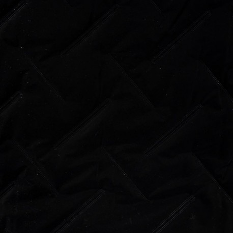Tissu Matelassé Deperlant Noir 