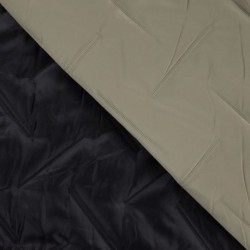 Tissu Matelassé Deperlant Kaki 