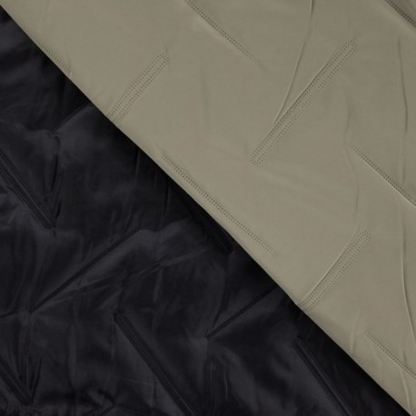Tissu Matelassé Deperlant Kaki 