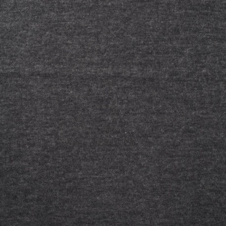 Tissu Jersey de Viscose Uni Gris Chiné