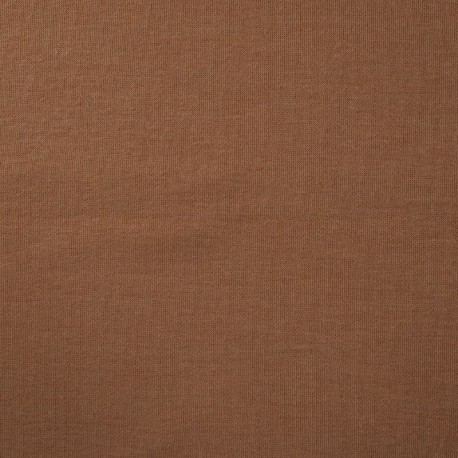 Tissu Jersey de Viscose Uni Caramel