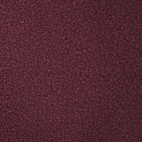 Tissu Boucle Maxi Bordeaux 