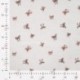 Tissu Flanelle Impression Digitale Ecru