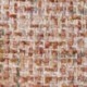Tissu Tweedy Chenillé Effet Tweed Bois de Rose