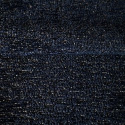 Tissu Chenillé Marina Uni Marine