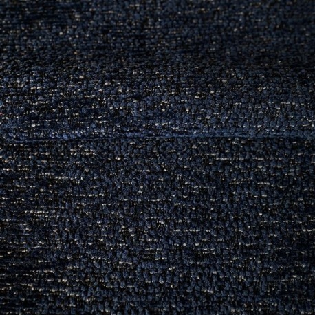 Tissu Chenillé Marina Uni Marine
