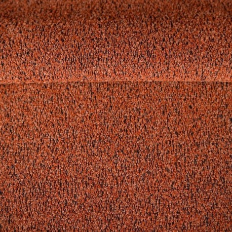 Tissu Bouclette Lolita Terracotta