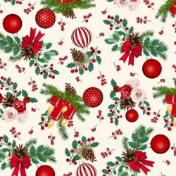 Tissu Toile Loneta Gorostia Noël 