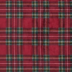 Tissu Polaire Microfibre Willis Rouge