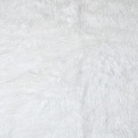 Tissu Fausse Fourrure Banquise Blanc