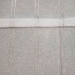 Tissu Etamine Rayée Fabio Naturel 