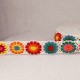 Galon crochet rosace Blanc