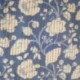 Tissu Blockprint Imprimé Tampons Mains Matelassé Double Face Rouge Bleu
