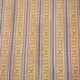 Tissu Blockprint Imprimé Tampons Mains Matelassé Double Face Jaune