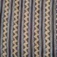 Tissu Blockprint Imprimé Tampons Mains Matelassé Double Face Ecru Marron