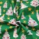 Tissu Coton Imprimé Solveig Vert 