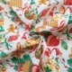 Tissu Coton Imprimé Mutin Blanc 