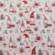 Tissu Coton Imprimé Lutin Blanc