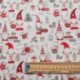 Tissu Coton Imprimé Lutin Blanc