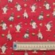 Tissu Coton Imprimé Frodon Rouge