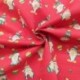 Tissu Coton Imprimé Frodon Rouge