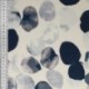 Tissu Popeline de Viscose Imprimée Motif Coloris Marine