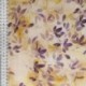Tissu Popeline de Viscose Imprimée Motif Feuille Violet