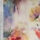 Tissu Popeline de Viscose Imprimée Motif Abstrait Pastel