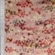 Tissu Popeline de Viscose Imprimée Motif Abstrait Fond Rose