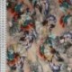 Tissu Popeline de Viscose Imprimée Motif Floral Multicolore