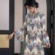 Tissu Popeline de Viscose Imprimée Motif Floral Multicolore