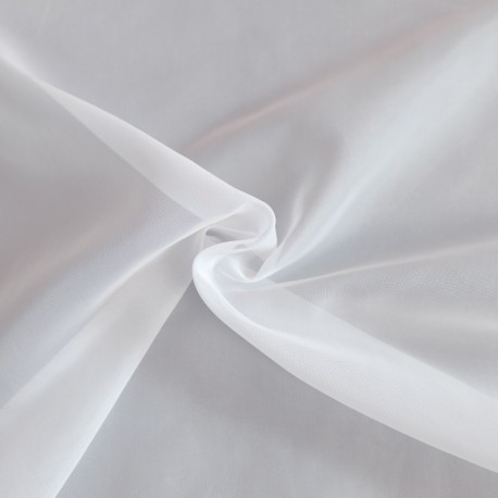 Tissu Voile Uni Voily Blanc