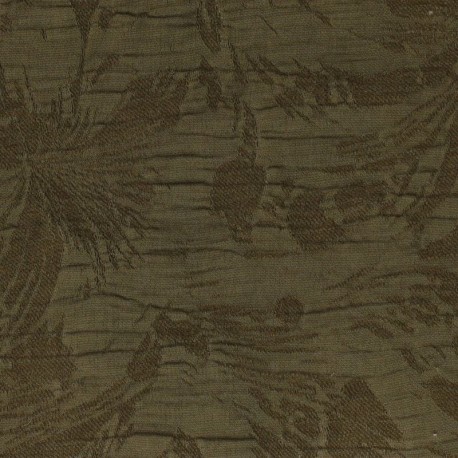 Tissu Jacquard Olive