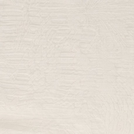 Tissu Jacquard Blanc