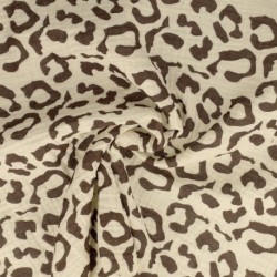 Tissu Double Gaze Empreinte