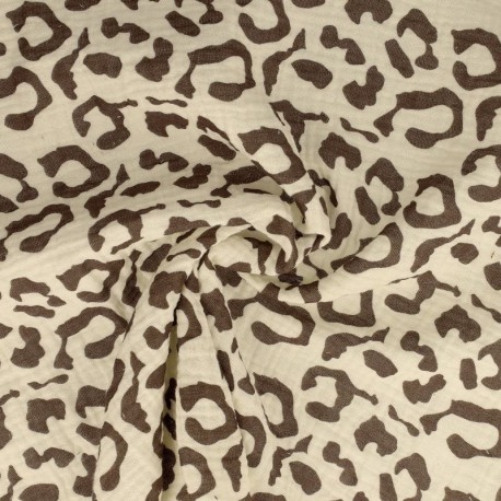 Tissu Double Gaze Empreinte