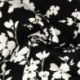Tissu Viscose Crêpe Pommier Japonais Noir