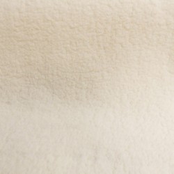 Tissu Sherpa Bouclette Mouton Blanc Cassé