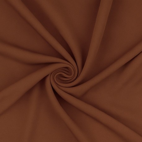 Tissu Toile Fantaisie Uni Chocolat