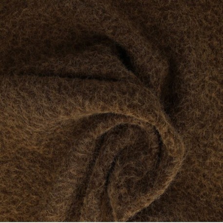 Tissu Manteau Marron