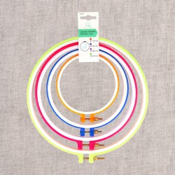 Cercle a broder plastique