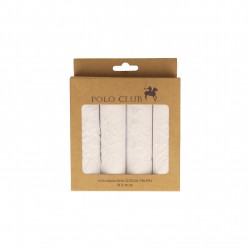 Mouchoirs *4pcs Blanc