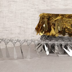 Frange paillettes
