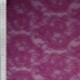 Tissu Dentelle Elastique Roses Prune