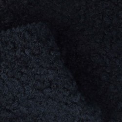 Tissu Bouclette Maxi Bleu Marine 