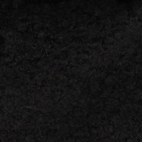 Tissu Bouclette Maxi Noir 