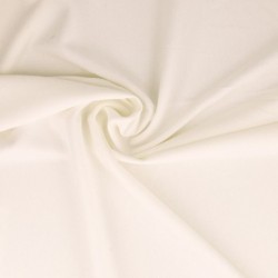 Tissu Jersey Scuba Ivoire