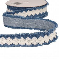 Galon jean Bleu lavande