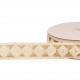 Galon brodé paillettes Beige