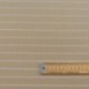 Tissu Jersey Côtelé Rayure Fond Beige